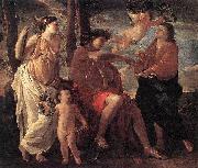Nicolas Poussin The Inspiration of the Poet. France oil painting artist